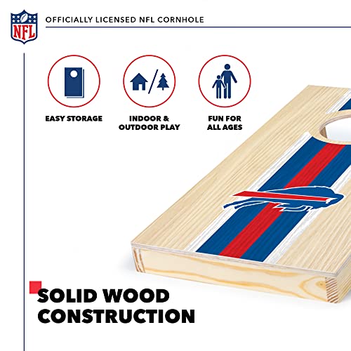 Buffalo Bills NFL Portable Cornhole Set - Travel Size 2 Boards & 8 Bean Bags