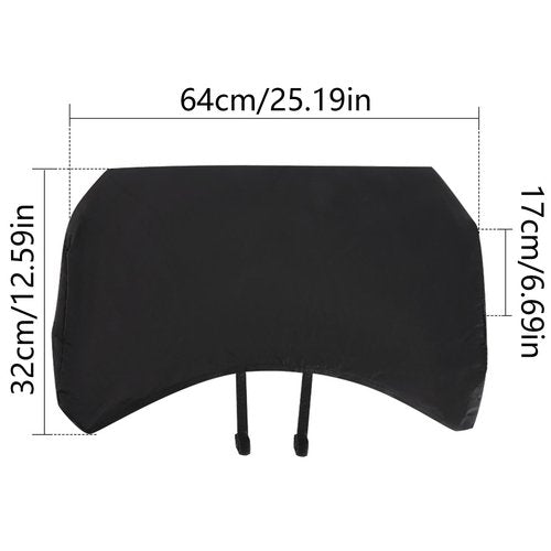 NUOYAQI Bike Handlebars Cover Waterproofs Handlebars Rain Cover Mountain Bikes Handlebars Protective Cover Cycling Accessory, 64*32cm, As The Picture Shows