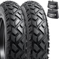 YunSCM 16x4.0 Heavy Duty Fat Bike Tires 2-Pack with Tubes All-Terrain