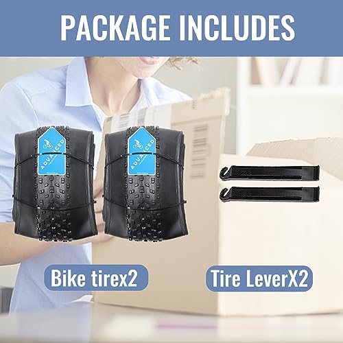 20x4.0 Fat Bike Replacement Tire - All-Terrain MTB, Snow, Beach, Trail - Qty 2