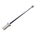 E.T.ENERGIC Kids Barbell 5LB Mini Barbell Bar 4ft for Beginner Women & Kids Weighted Bar, Compatible with 2-Inch Weight Plates, for Strength Training Gym Weight Lifting, Sliver