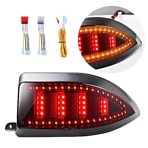 NOKINS LED Tail Lights for Club Car Golf Carts Precedent & Tempo, Brake & Signal