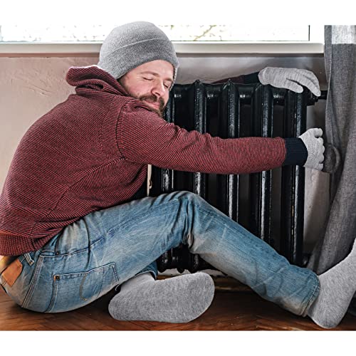 Hillban Classic Colors Beanie Hat Gloves Socks Bulk Warm Winter Set for Homeless - 72 Pieces