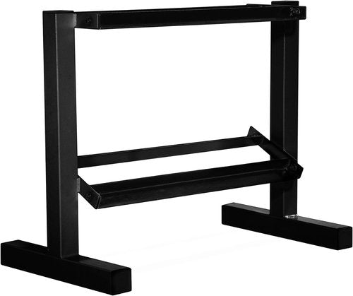 CAP Barbell 150 lb Dumbbell Set - Space-Saving 2-Tier Rack | Versatile Weight Options