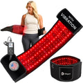 Corded Red Light Therapy Belt with Pulse Modes & Vibration - Black