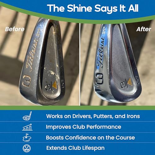 Golf Club Care Kit - Clean, Polish & Restore Irons, Drivers, Putters