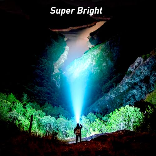 Rechargeable LED Headlamp 2000L Super Bright Headlight with 8 Modes Waterproof