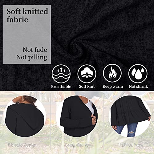 Women’s Zip-Up Hoodie with Pleated Tiered Design Casual Long Sleeve Sweatshirt Jacket