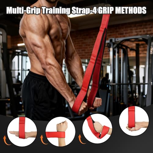Heavy Duty Tricep Rope Cable Attachment for Pushdowns - Black