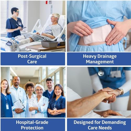 Sterile Abdominal Pads 8 x 10 Inches - 360 Count, Latex-Free, Non-Woven, Absorbent