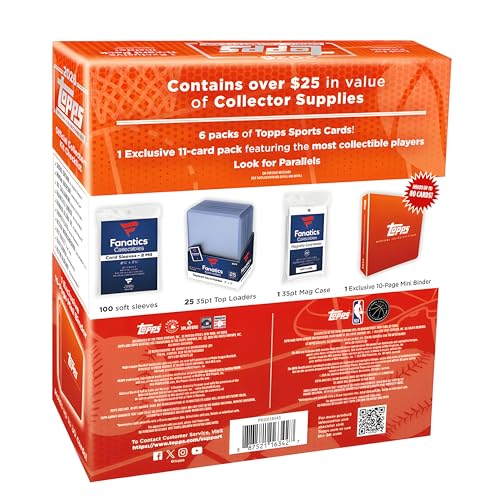 2026 Topps MLB & NBA Collector Kit with Cards Sleeves & Packs