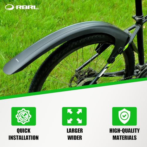 RBRL Bike Fender Set for MTB & E-Bike – Full Coverage Mudguards