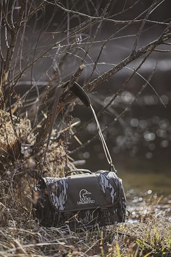 ALPS OutdoorZ Ducks Unlimited Floating Blind Bag - Mossy Oak Original Bottomland Camo Waterfowl Hunting Gear