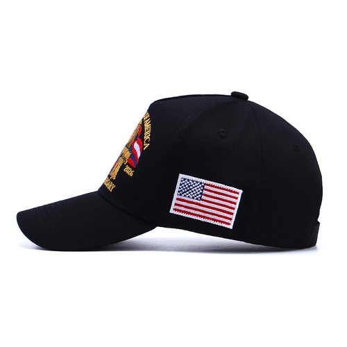 Zolquatra 250th Anniversary USA Hat - Adjustable Unisex Cap with 1776-2026 Embroidery for Men and Women(Black)