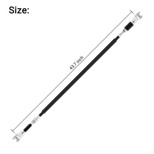 10L0L Golf Cart Brake Cable for Yamaha G29/Drive Gas 2007-2015 Model 43.7" with Pin Clevis Clip JW1-F6341-31-00