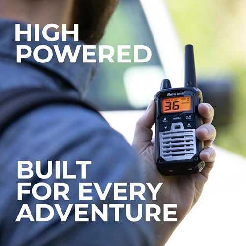 Midland T290VP4 High-Powered GMRS Two-Way Radio with 40-Mile Range and NOAA Weather Alert