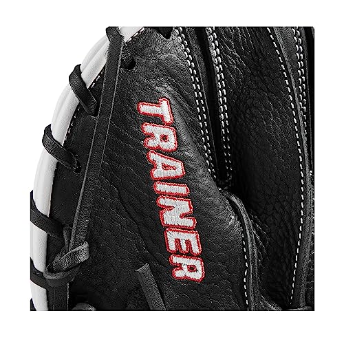 Wilson Infield Pancake Baseball Glove - Right Hand Throw Black/Red