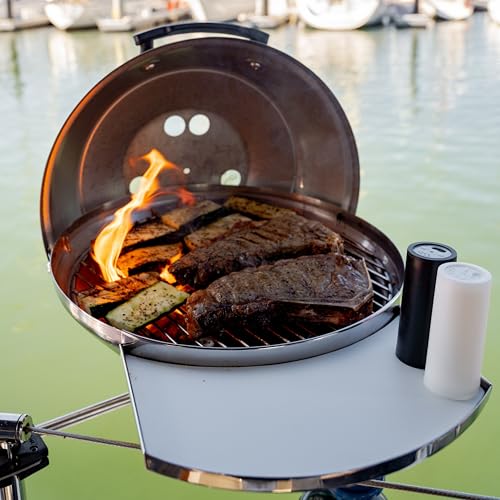 Magma A10-205 15-Inch Marine Kettle Gas Grill - Portable Boat BBQ