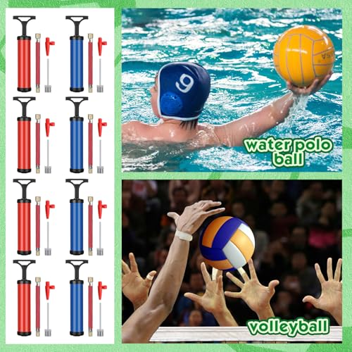 Ball Pump for Sports Balls with Needles Nozzles - 60 Pack - Portable Manual Inflator