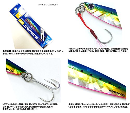 Fishing Metal Jig Jigpara Short JPS 20/30/40/50/60g High-Performance Lure