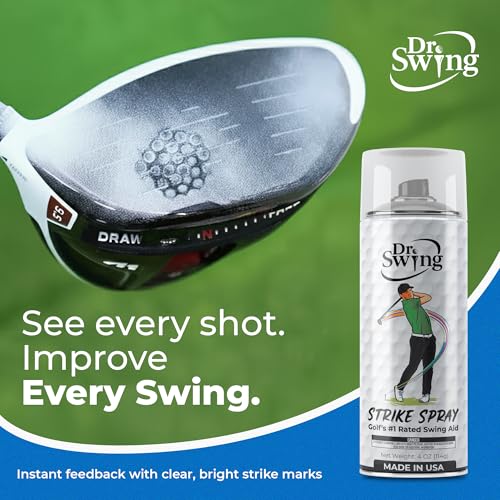 Golf Impact Spray for Club Face - 2 Pack, Quick Dry, Easy Wipe