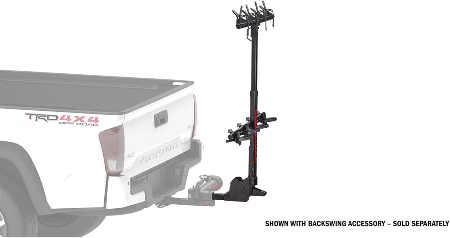 Yakima 4-Bike Vertical Hanging Hitch Mount Carrier - Durable Tilt-Away Steel Bike Rack | Hangover 4