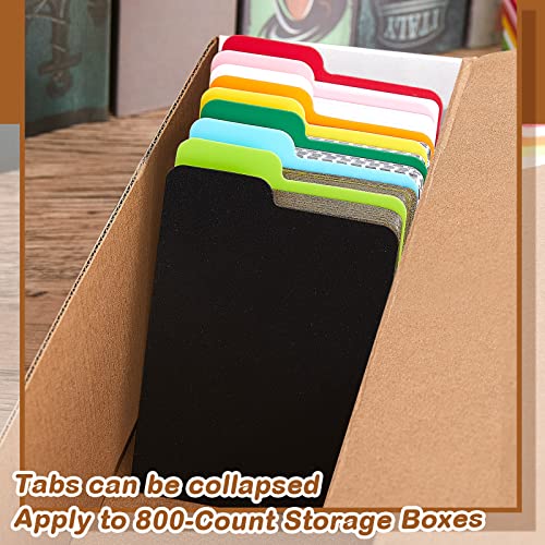 Trading Card Dividers 100 Pack Multicolor - Card Organizers & Separators