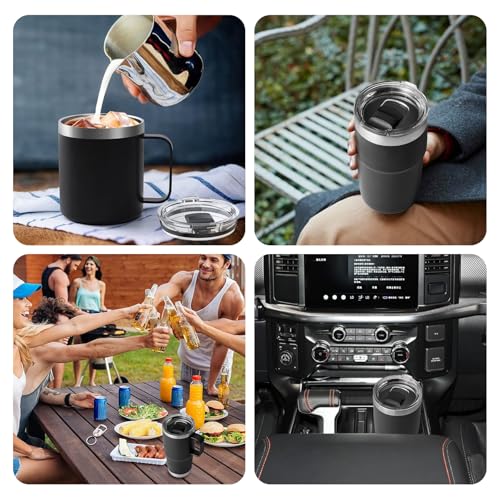 2 Pack 20 oz Tumbler Lid with Magnetic Slider Replacement for YETI