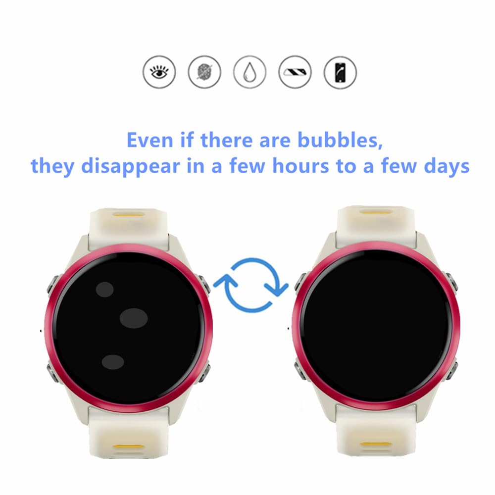 MIHENCE Screen Protector Compatible for Garmin Forerunner 570-42mm / Venu 4-41mm Smartwatch, HD TPU Protective Film (6PCS)