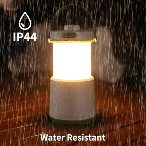 Modern Rechargeable Camping Lantern with 5 Modes, 230 Hours Runtime