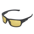 maivnz Floating Fishing Sunglasses, High-Contrast Yellow Polarized for Cloudy Days & Stream Fishing, Unsinkable UV400(Black/Yellow)