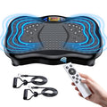 GMCXAX Black Vibration Plate Exercise Machine for Weight Loss & Muscle Recovery