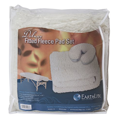 EarthLite Deluxe Fleece Massage Table Cover & Face Cradle Set - Cozy Spa Comfort