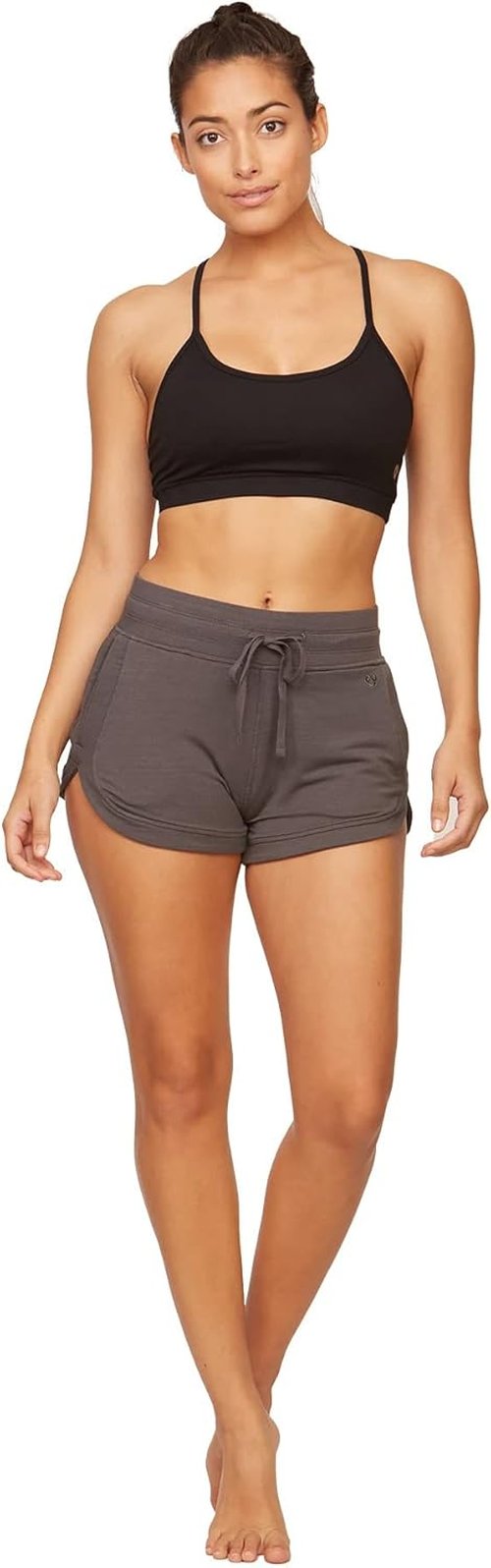 Colosseum Active Women's Dolphin Lounge Shorts - Four-Way Stretch Micro Terry with Pockets