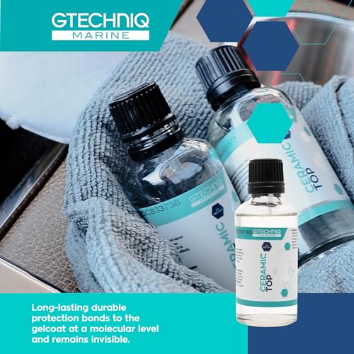 Gtechniq Marine Ceramic Top Coat - Protective Coating for Boats & Yachts 50ml