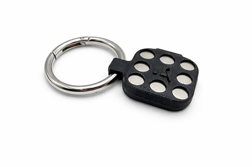 IQ Labs Magnetic Golf Towel Clip – Strong N52 Magnet Pickup, Clip-On for Any Towel, Golf Cart & Bag Attachment, No-Bend Grab-and-Go Towel Holder