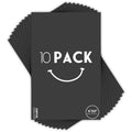 Golden State Art, 10 Pack 11x17 Uncut Photo Mat Matboard, Black Backing Board for Frame, Picture, Print