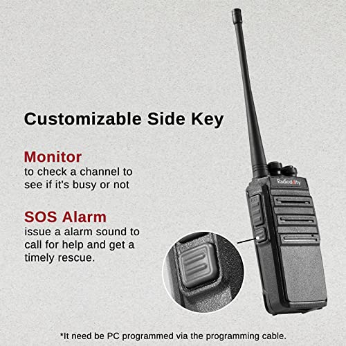 Radioddity GA-2S Walkie Talkies 6-Pack for Adults, Chirp Compatible, 3-Mile Range, USB-C Charging