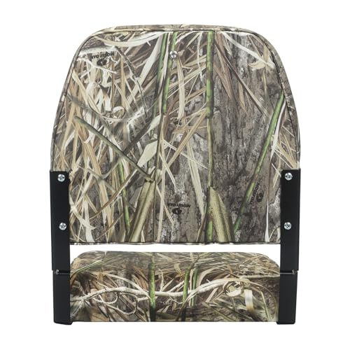 ERGOSEAT 2-Pack Folding Boat Seats with Camo Padding - Mossy Oak Shadow Grass Habitat