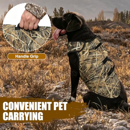 Hunthor Dog Hunting Vest Large Neoprene Camo Waterfowl Field Use