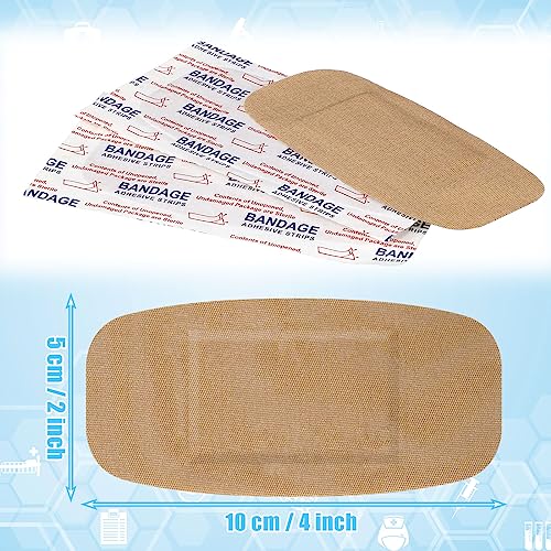 Sinmoe 800 Pack Large 2x4 Inch Adhesive Bandages for Wound Care - Bulk First Aid Supplies
