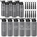 24 oz Sports Water Bottles with Silicone Keychains - Appreciation Gifts Bulk Set