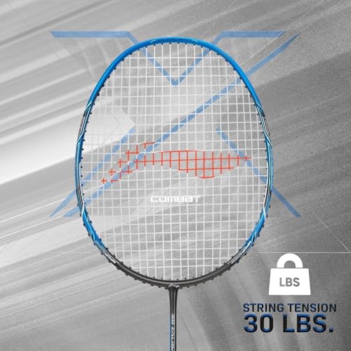 Li-Ning 3D Calibar X Carbon Graphite Badminton Racket, 85g, 30Lbs String Tension, Free Cover
