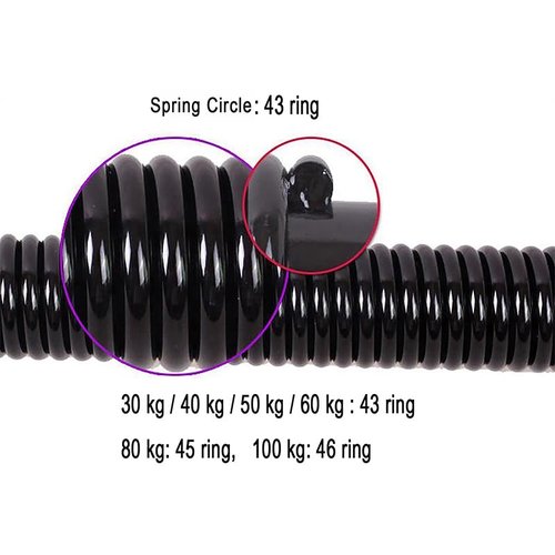 HAOYING Power Twister Bar Arm Shoulder Upper Body Chest Builder Strengthener Spring Exercise Bicep Blaster(30 kg - 66 lbs)