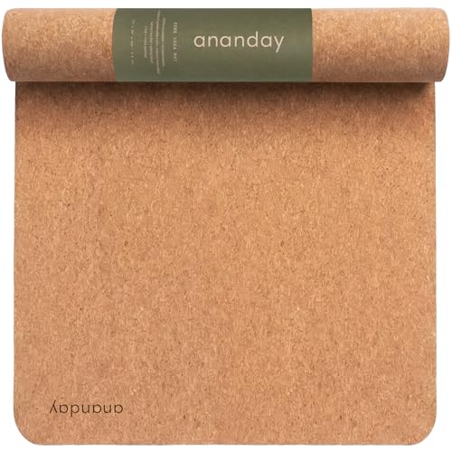 Premium Cork Yoga Mat - Non-Slip, Eco-Friendly, Supportive for Hot Yoga & Pilates