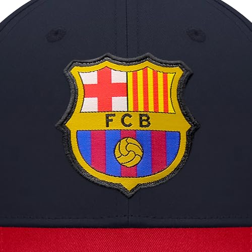 Unisex FC Barcelona Cap - Officially Licensed Sports Hat, Navy, One Size