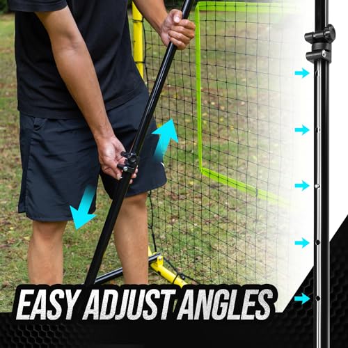 PLAYAPUT Baseball Rebounder Net 4x4.5FT Practice Pitchback & Fielding Aid