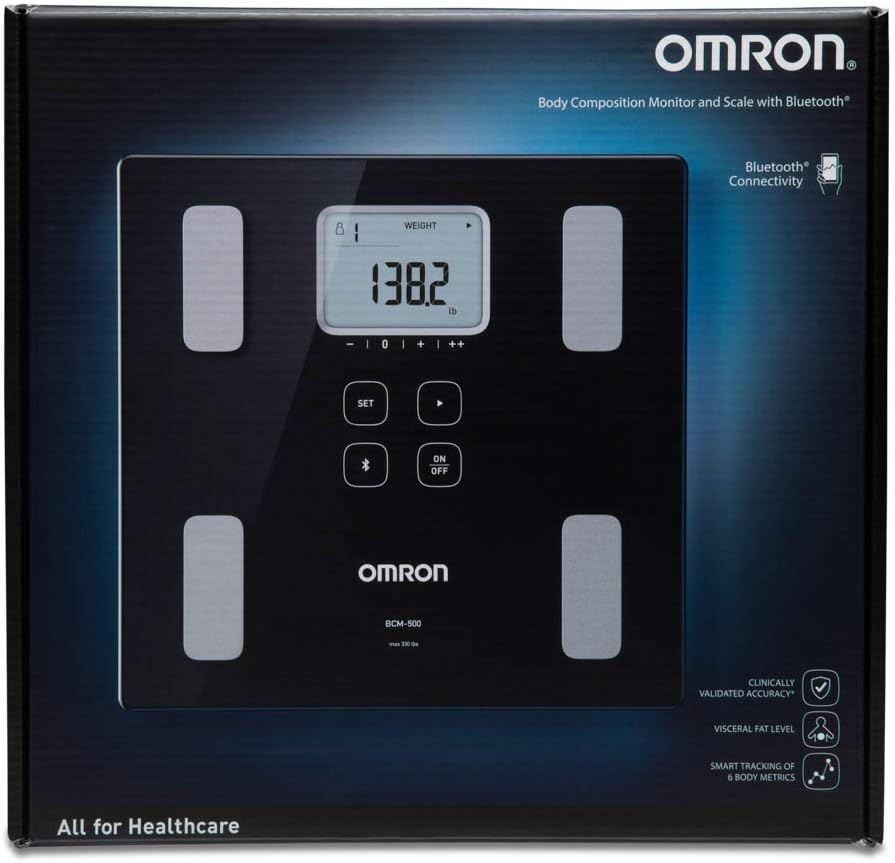 OMRON Body Composition Monitor & Scale - Track Muscle Mass, Weight, BMI & More | Connects with OMRON App