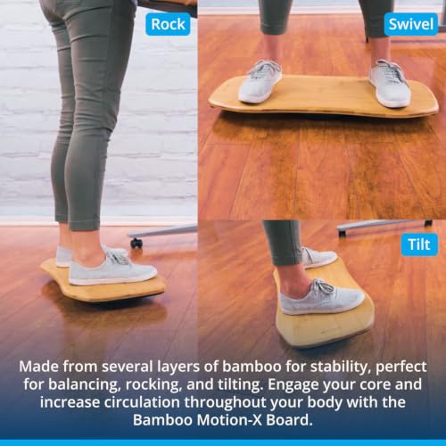 UPLIFT DESK Motion-X Balance Board 27” Ergonomic Wobble for Standing Desks