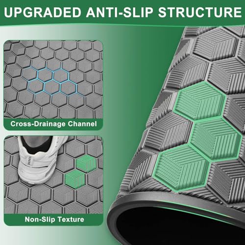 Black Club Car Golf Cart Floor Mat Full Coverage for DS 1982-2013 & Villager 1982-2018